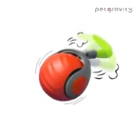 Petgravity Speedy Tail 2.0 rolling sprint ball toy for cats orange