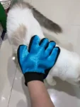 6 Dual-Sided Pet Grooming Gloves (1 Pair)