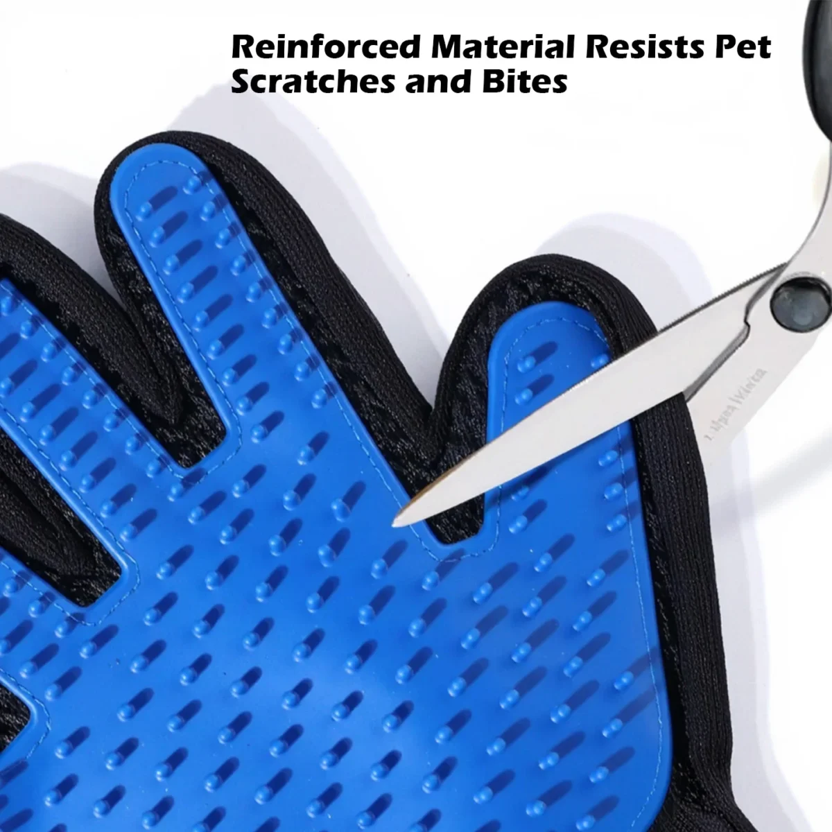 Dual-Sided Pet Grooming Gloves (1 Pair)